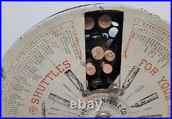 Vintage Boye Brand Needles And Shuttles Store Counter Display With Stock