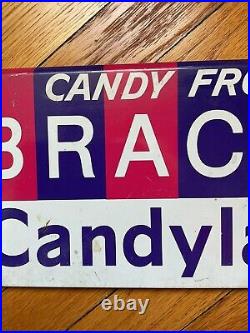 Vintage Brach's Candyland Candy 40 Cents Store Display Sign