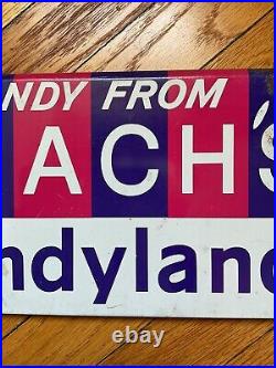 Vintage Brach's Candyland Candy 40 Cents Store Display Sign