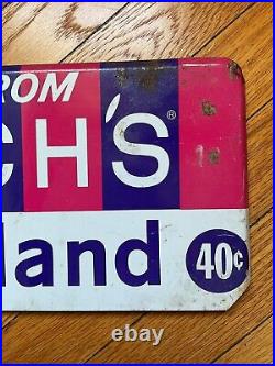 Vintage Brach's Candyland Candy 40 Cents Store Display Sign