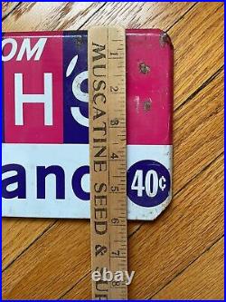 Vintage Brach's Candyland Candy 40 Cents Store Display Sign