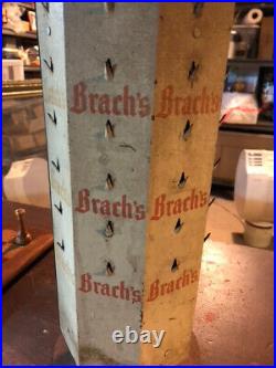 Vintage Brach's metal store rotating candy display. Very hard find. Wonderful co
