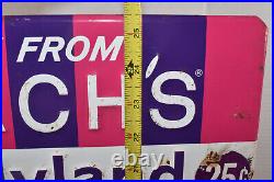 Vintage Brachs Candyland 25 Cent Candy Display Rack Sign