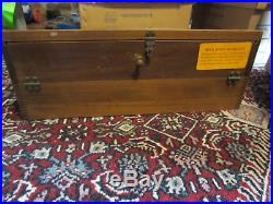 Vintage Buck Knife Store Counter Top Display Case With 7 Buttons Circa 1970