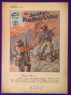 Vintage Buffalo Bill Library Dime Store Cover Set of 4+ Original Portfolio/Lette