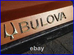 Vintage Bulova Accutron Watch Advertising Display Sign Store Watchmaker Shop
