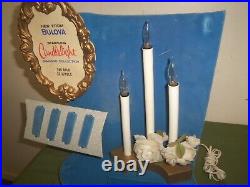Vintage Bulova Candlelight, Light Up Watch Advertising Display, Rare