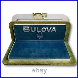Vintage Bulova Display Tray Advertising Faux Suede