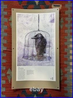 Vintage Burton 2001 Seven Snowboard In-store Display Art John Copeland Raven