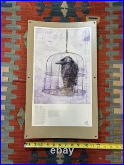 Vintage Burton 2001 Seven Snowboard In-store Display Art John Copeland Raven