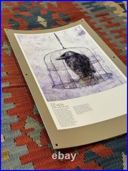 Vintage Burton 2001 Seven Snowboard In-store Display Art John Copeland Raven