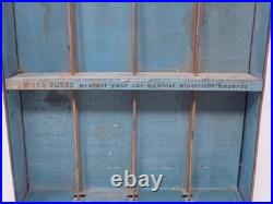 Vintage Buss Glass Tube Fuses Metal Counter Display Rack Advertising Sign