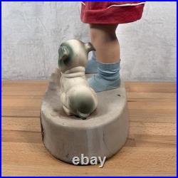 Vintage Buster Brown Advertising Store Display Mannequin with Dog And Clothing 29