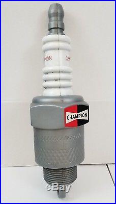 Vintage CHAMPION Plastic Spark Plug Advertising Store Display