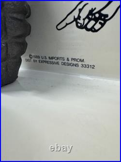 Vintage COMPLAINT DEPARTMENT DUMMY GRENADE TAKE ANUMBER COUNTER TOP DISPLAY SIGN