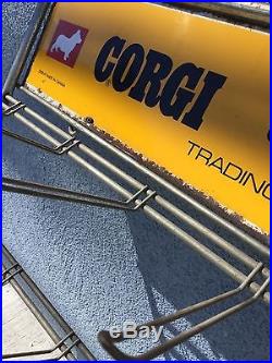 Vintage CORGI Juniors WHIZZ WHEELS Store Display Retail Metal Wire Rack RARE