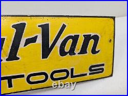 Vintage Cal-Van Tools Auto Parts Store Rack Display Sign Original Advertising