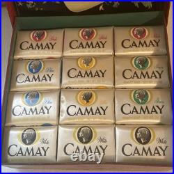 Vintage Camay Soap Tin Counter Top Store Display Sign Full