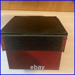 Vintage Camay Soap Tin Counter Top Store Display Sign Full