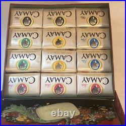 Vintage Camay Soap Tin Counter Top Store Display Sign Full