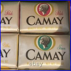 Vintage Camay Soap Tin Counter Top Store Display Sign Full