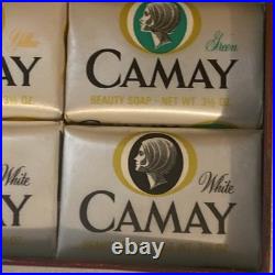Vintage Camay Soap Tin Counter Top Store Display Sign Full