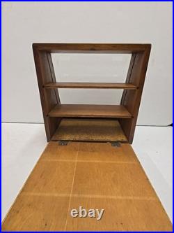 Vintage Case XX Cutlery Advertising Pocket Knife Countertop Display Cabinet Case