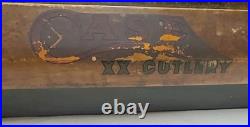 Vintage Case XX Cutlery Advertising Pocket Knife Countertop Display Cabinet Case