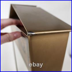 Vintage Champ Hats Store Display Metal Mirror