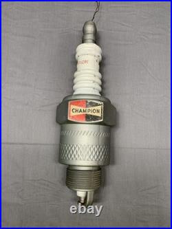 Vintage Champion Large Plastic Spark Plug 22 Store Display Advertising (T2)