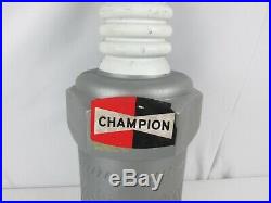 Vintage Champion Spark Plug Large 22 Plastic Store Promotional Display