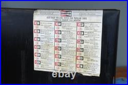 Vintage Champion Spark Plug Service Station Oil Parts Auto Cabinet sign metal