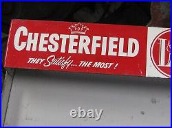 Vintage Chesterfield/lm Metal General Store Cigarette Display Rack
