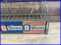 Vintage Chicklets Dentyne Beemans Gum Wire Store Countertop Display Rack Basket