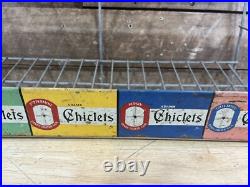Vintage Chicklets Dentyne Beemans Gum Wire Store Countertop Display Rack Basket