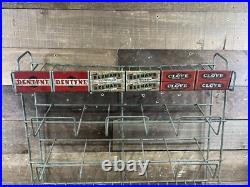 Vintage Chicklets Dentyne Beemans Gum Wire Store Countertop Display Rack Basket