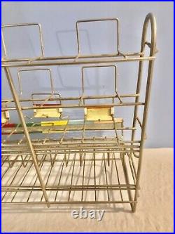 Vintage Chiclets Dentyne Beemans Gum Wire Countertop Rack Candy Store Display