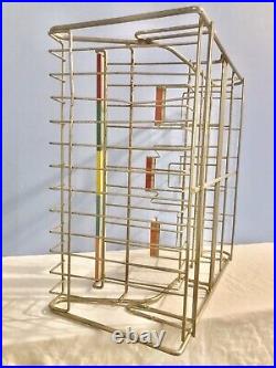 Vintage Chiclets Dentyne Beemans Gum Wire Countertop Rack Candy Store Display