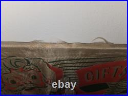 Vintage Christmas Advertising Store Display Banner RARE