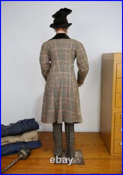 Vintage Christmas Caroler Store Display Antique Doll Mannequin with top hat old