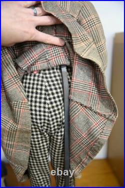 Vintage Christmas Caroler Store Display Antique Doll Mannequin with top hat old