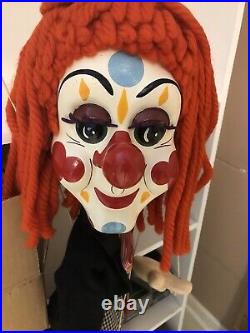Vintage Clown Marionette Puppet Pelham Puppets 48 Bimbo Store Display