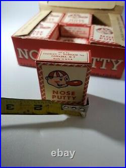 Vintage Clown Nose Putty By Thomas C. Dunham Inc. Store Display 11 Boxes RARE