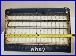 Vintage Coats & Clark's Mercerized Boilfast Sewing Thread Store Counter Display