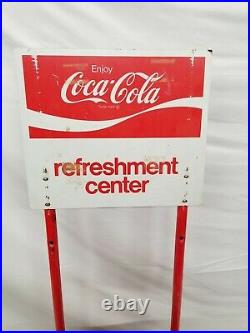 Vintage Coca Cola Advertising Bottle Crate Hand Truck Dolly