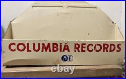 Vintage Columbia Records Metal Store Display Promo Case for 78 Records'50s