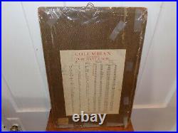 Vintage Columbian Pure Manila Rope Cardboard Store Display Sign