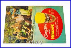 Vintage Come Alive With Nescafe Advertising Tin Sign Board Old Collectible TS61