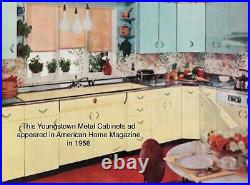 Vintage Complete 1950 Mullins Youngstown Kitchen Salesman Sample Original Case