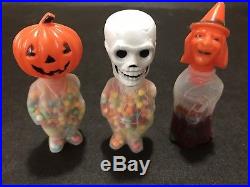 Vintage Complete E. Rosen Halloween Candy Store Display Witch Skeleton Goblin